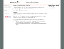Tablet Screenshot of customer.autopol.com